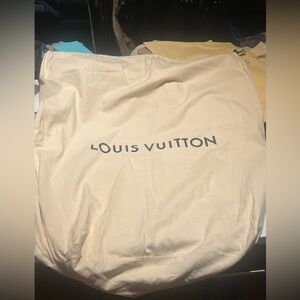 Louis Vuitton XXL drawstring dust bag 34 x 30